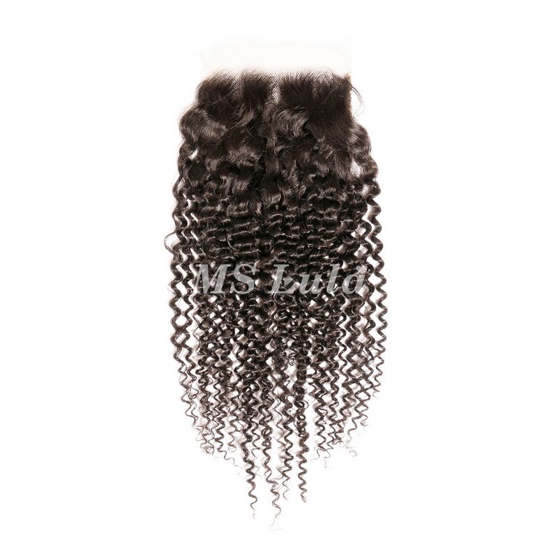 Virgin Hair Kinky Curly 4X4 5X5 6X6 7X7 HD Lace Closure - 图片 5